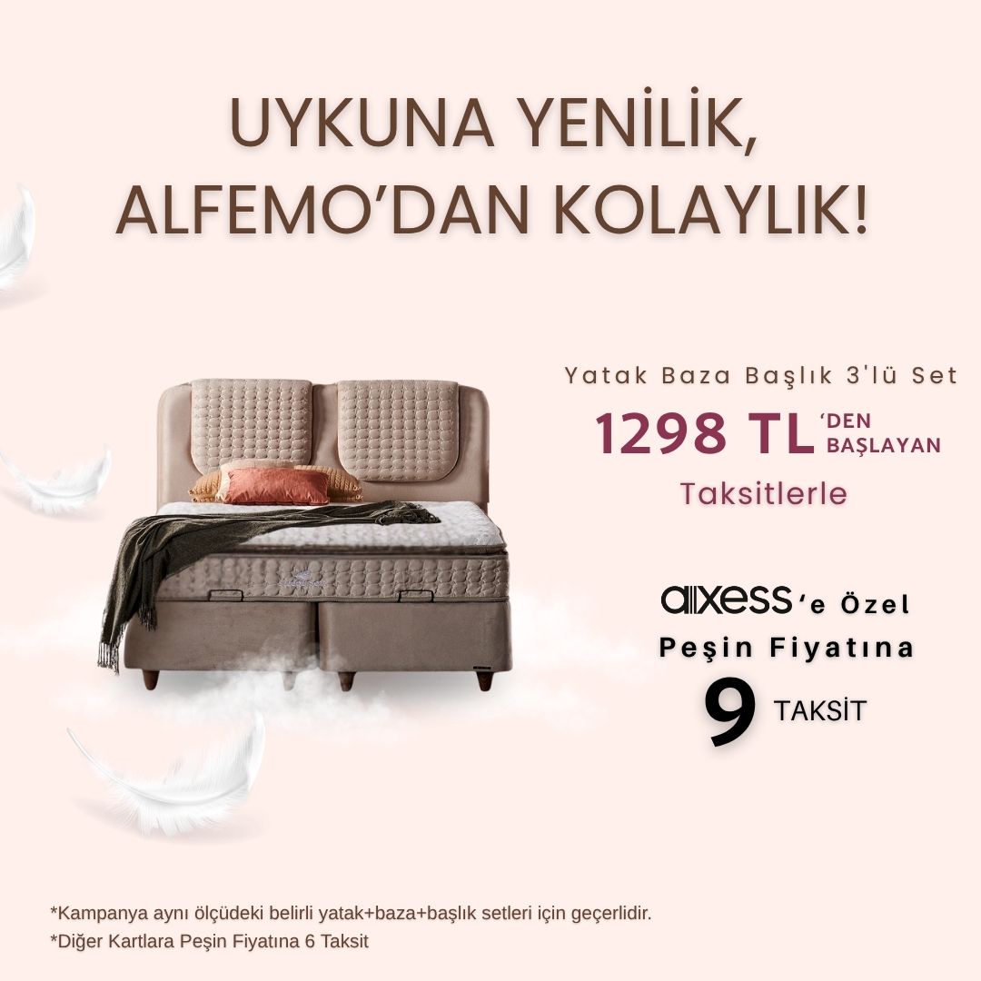 <b style=""><font size="3">Uykuna Yenilik, Alfemo'dan Kolaylık!</font></b>