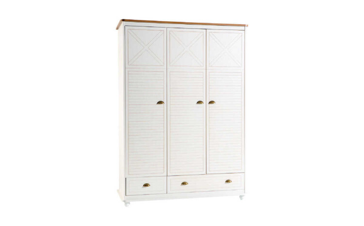 Admiral 3-Door Wardrobe - 