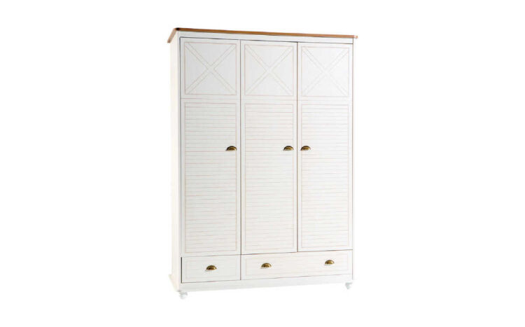 Admiral 3-Door Wardrobe - 1