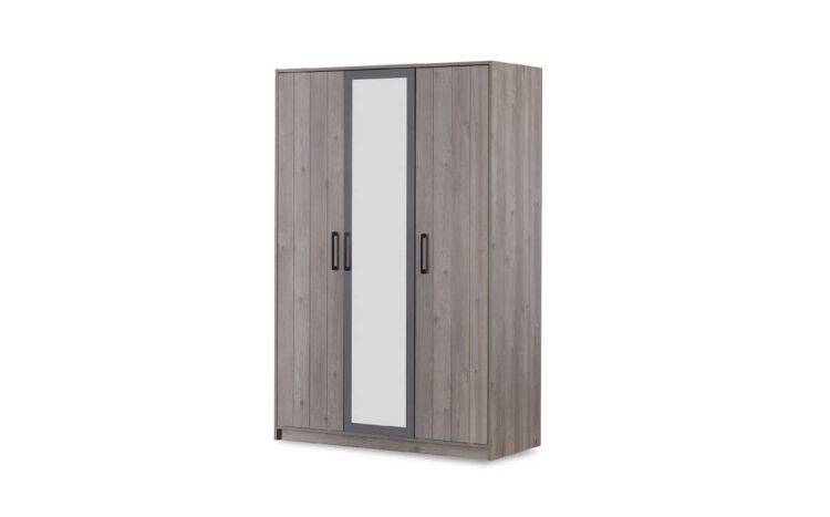 Anka 3-Door Wardrobe - 2