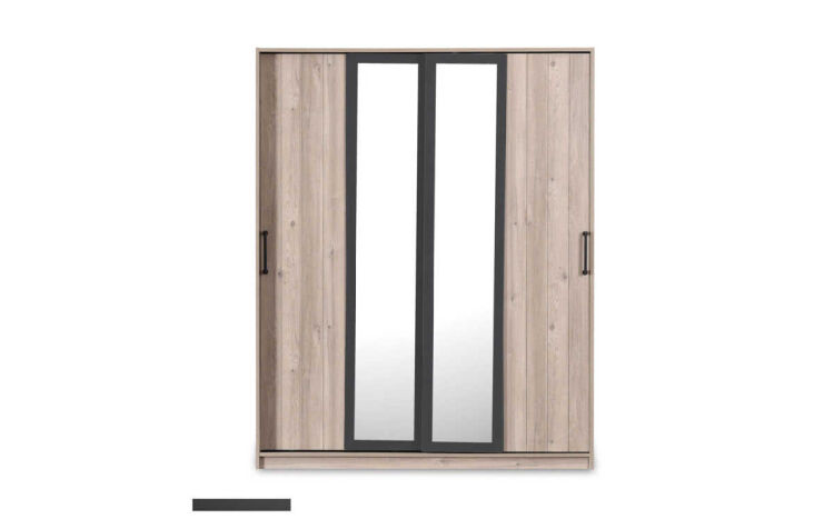 Anka 4-Door Sliding Wardrobe - 1