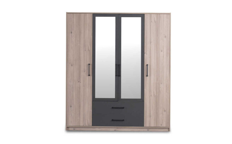 Anka 4-Door Wardrobe - 1