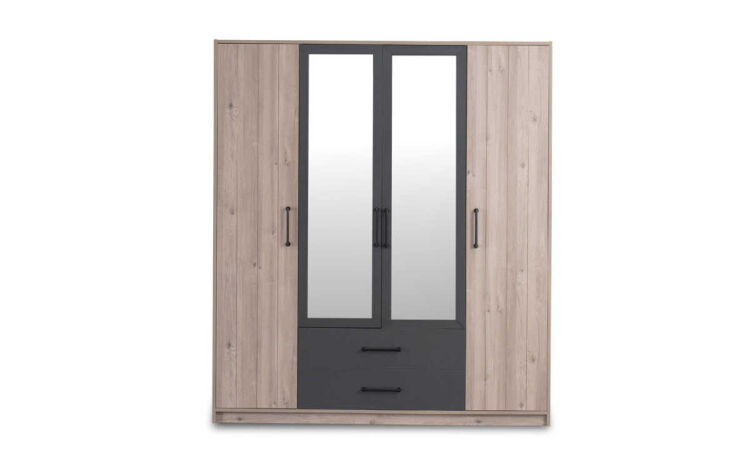 Anka 4-Door Wardrobe - 1