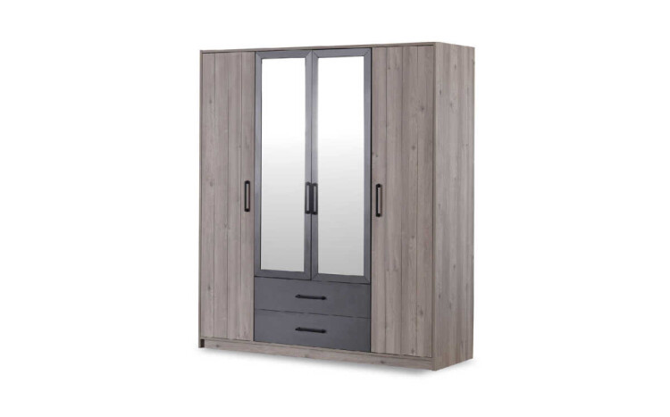 Anka 4-Door Wardrobe - 2