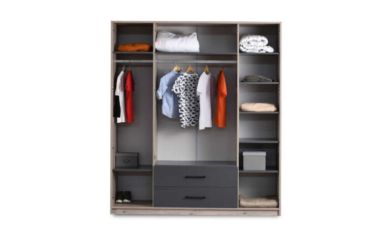 Anka 4-Door Wardrobe - 3