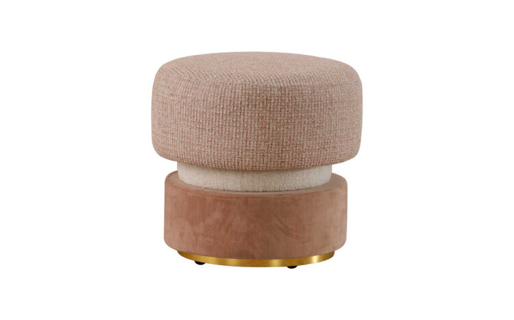 Archroom Powder Pouffe - 1