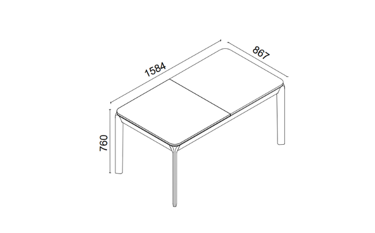 Arcos Extendable Dining Table - 5