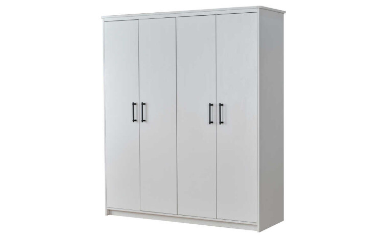 Blanco 4-Door Wardrobe - 2