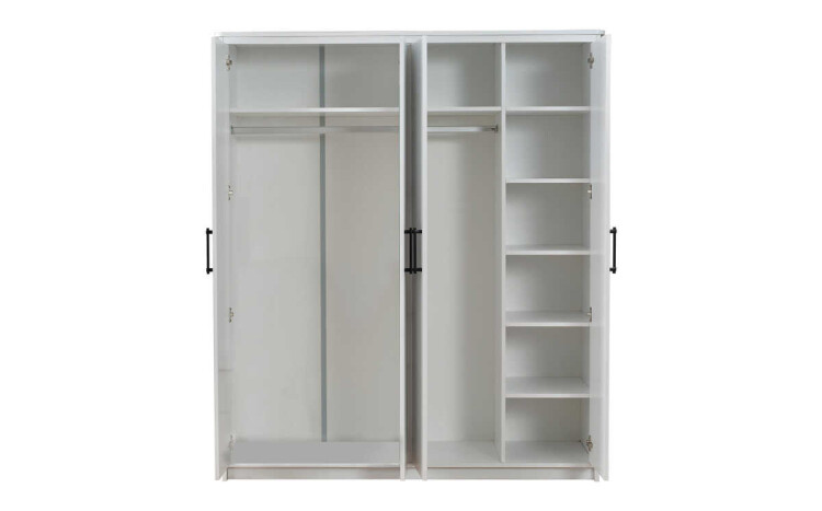 Blanco 4-Door Wardrobe - 4