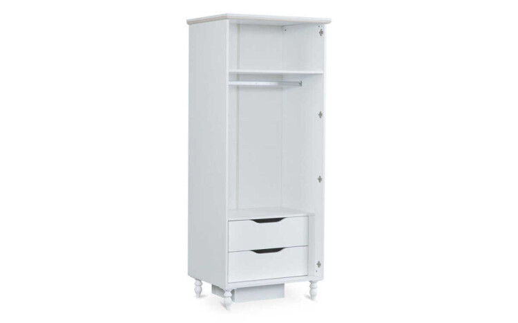 Clara 2-Door Wardrobe Without Mirror - 3