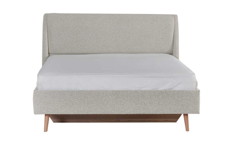 Frida Upholstered Bedstead with Base and Headboard 160x200 - 4