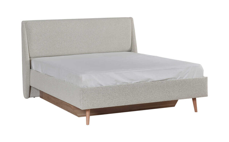 Frida Upholstered Bedstead with Base and Headboard 160x200 - 5