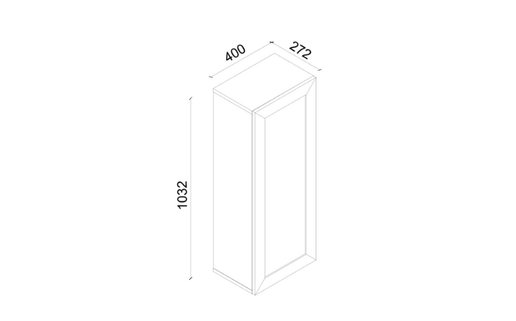 Gaia Dikey Box Modül Cam Kapaklı - 2