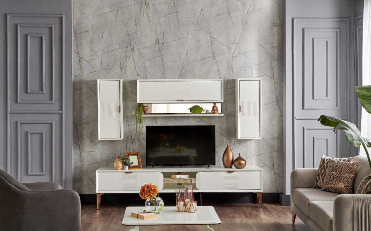 Garneth Living Room TV Unit Set - 1