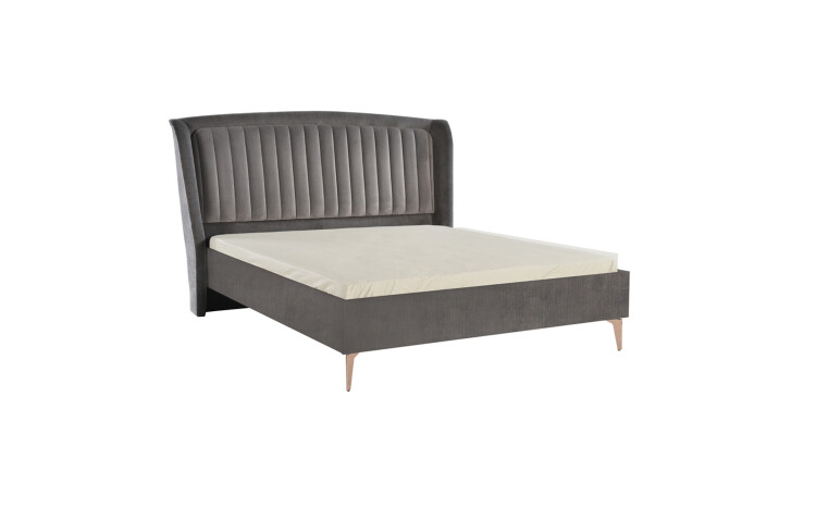 Garneth Upholstered Bedstead 160cm D.Gray Y.A. - 3