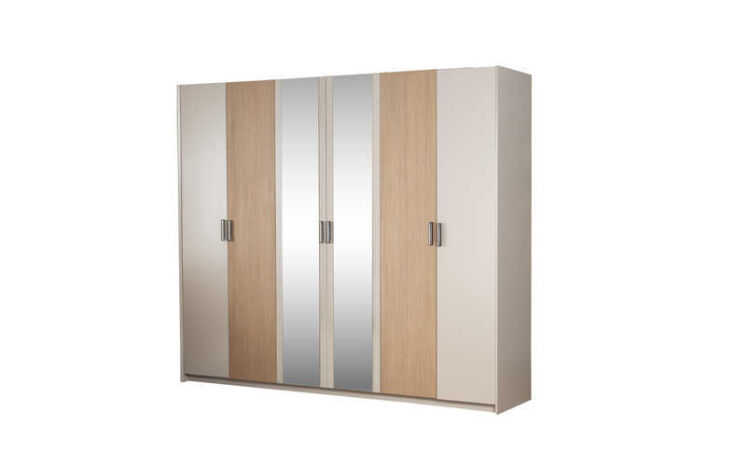 Hill 6-Door Wardrobe - 2