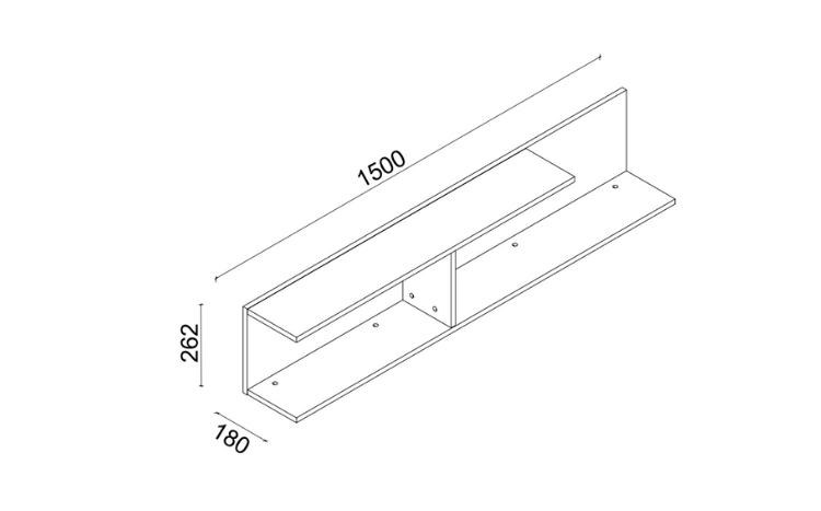 Hill Horizontal Wall Module - 2