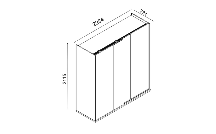 Hill Sliding Wardrobe - 5