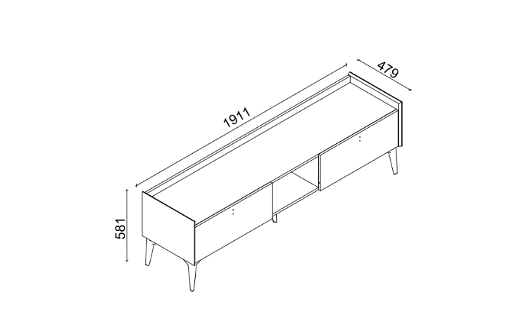 Hill TV Stand - 2