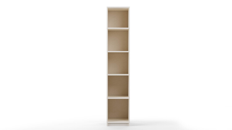 Karya 1 Kapaklı Gardırop Gövdesi Raflı - 