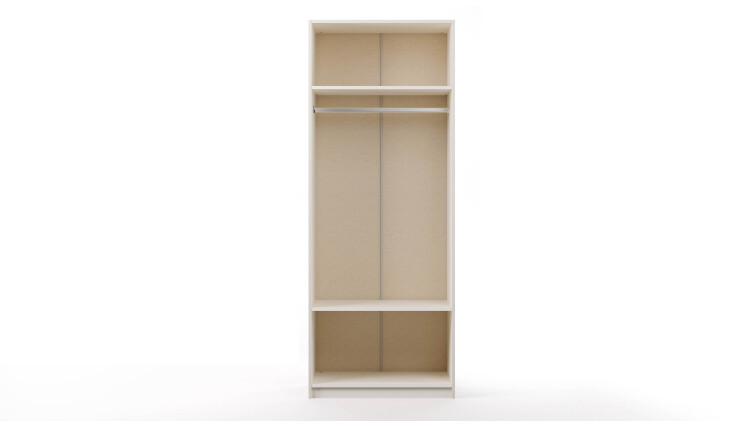 Karya 2 Kapaklı Gardırop Gövdesi Askılı - 