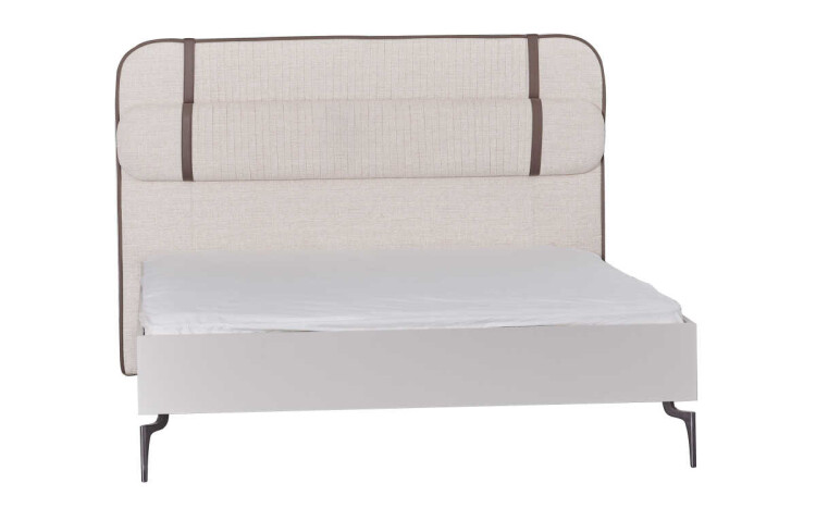 Linea Metropol Beta White Headboard Bedstead 180x200 - 1