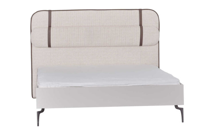 Linea Metropol Beta White Headboard Bedstead 180x200 - 1