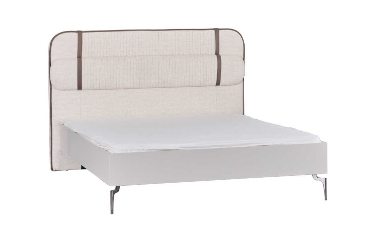 Linea Metropol Beta White Headboard Bedstead 180x200 - 2