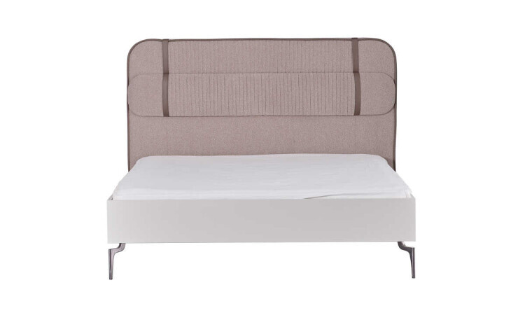 Linea Metropol Beta White Headboard Bedstead 180x200 - 4
