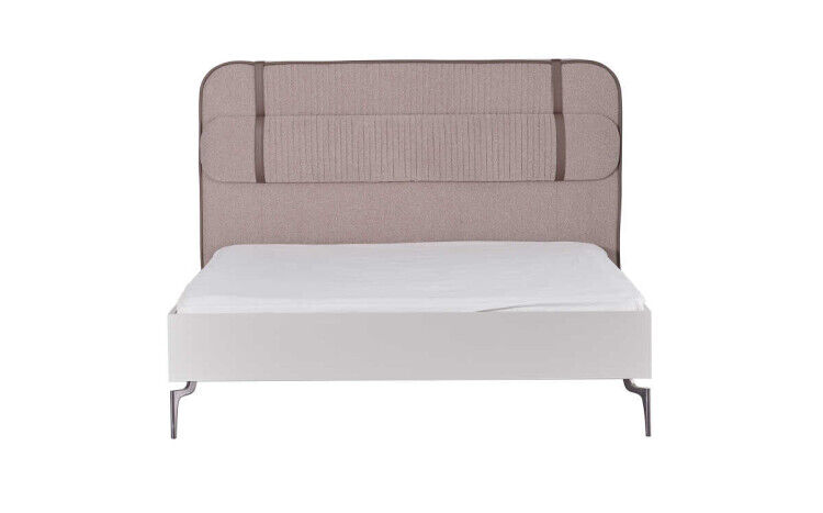 Linea Metropol Beta White Headboard Bedstead 180x200 - 4