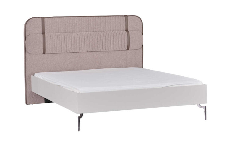 Linea Metropol Beta White Headboard Bedstead 180x200 - 5