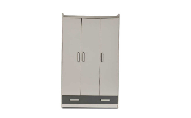 Mate Compact Room 3-Door Wardrobe - 1