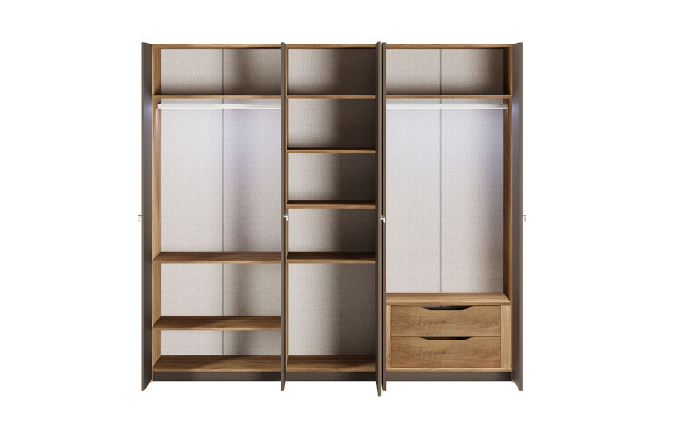 Metropol 5-Door Wardrobe - 3