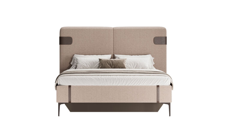 Metropol Brown Bedstead With Base Without Headboard 160x200 - 1