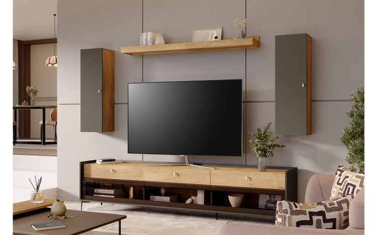 Metropol Living Room TV Unit Set - 2