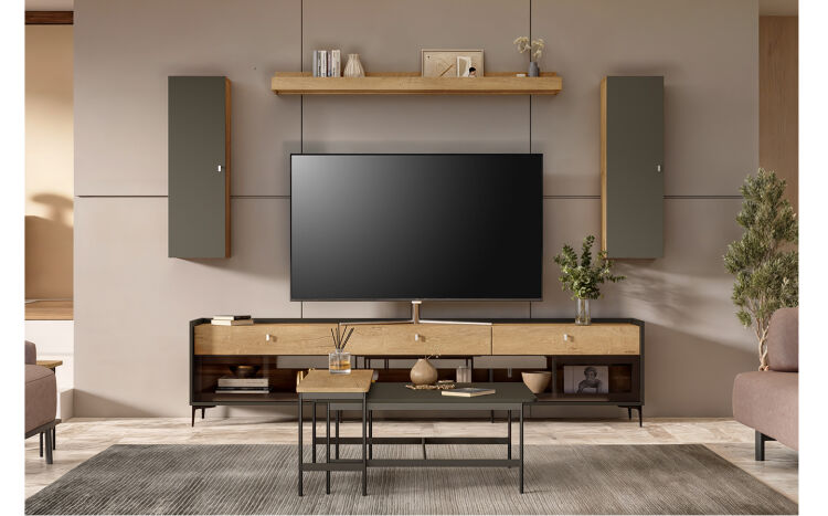 Metropol Living Room TV Unit Set - 1