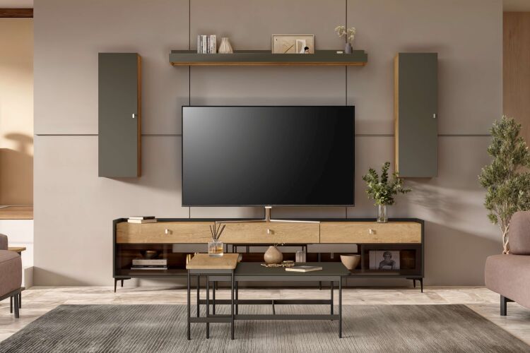 Metropol Living Room TV Unit Set - 1