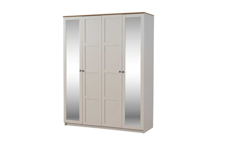 Monica 4-Door Wardrobe - 2