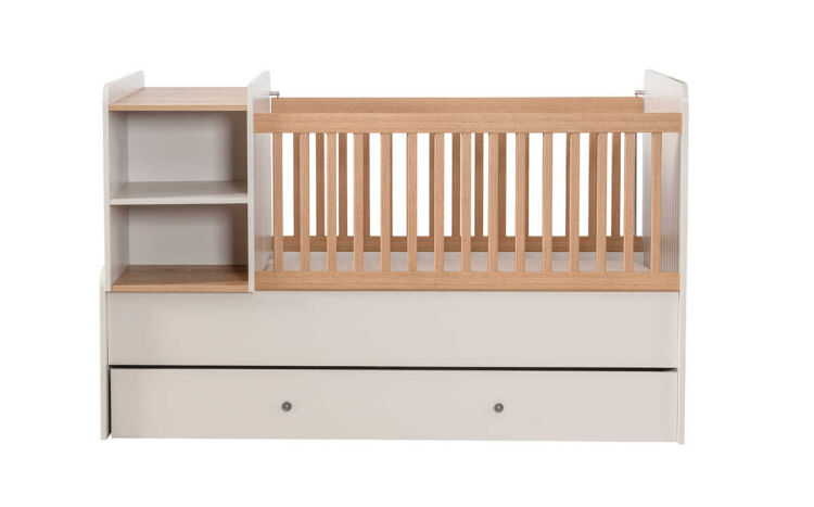 Monica Baby Convertible Crib Bedstead - 1