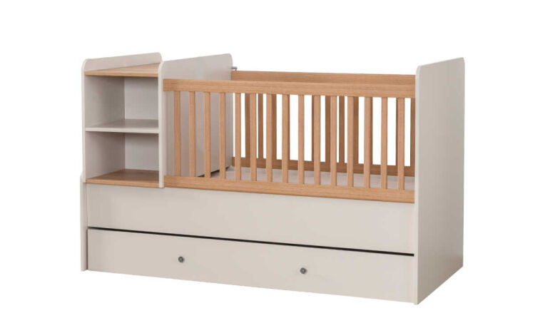 Monica Baby Convertible Crib Bedstead - 2