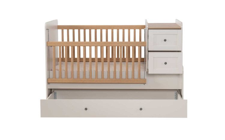 Monica Baby Convertible Crib Bedstead - 3