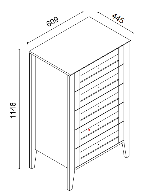 Monica High Dresser - 3