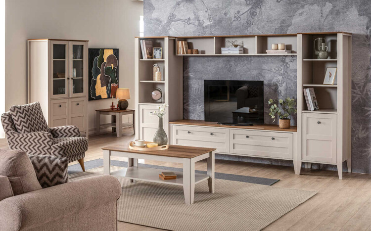 Monica Living Room TV Unit Set - 1