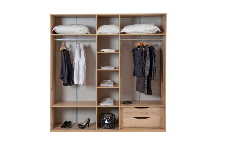 Monti 5-Door Wardrobe - 4