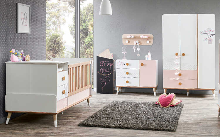 Nordic Baby Girl Room - 1