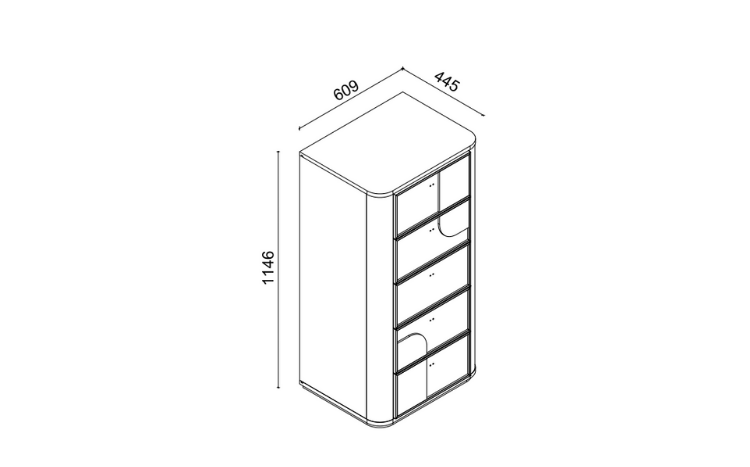 Oasis High Dresser - 2