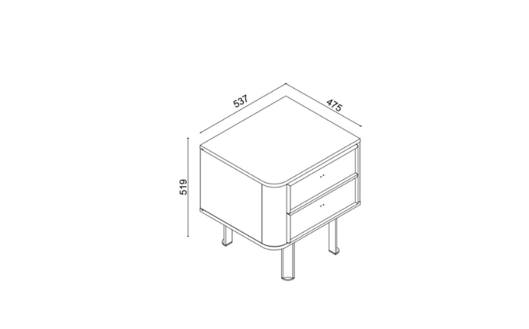 Oasis Nightstand Left - 2