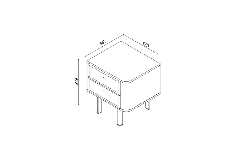 Oasis Nightstand Right - 2