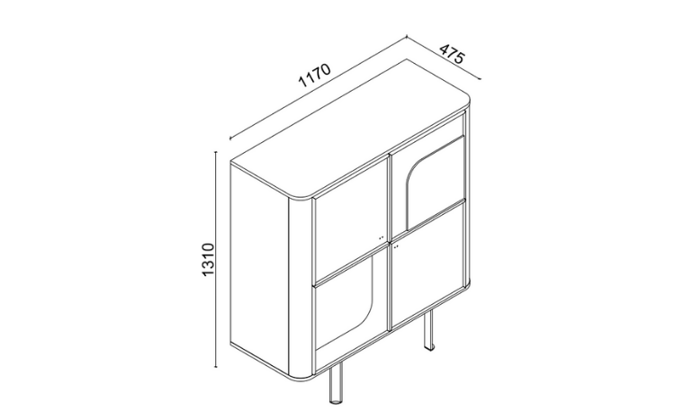 Oasis Square Console - 2