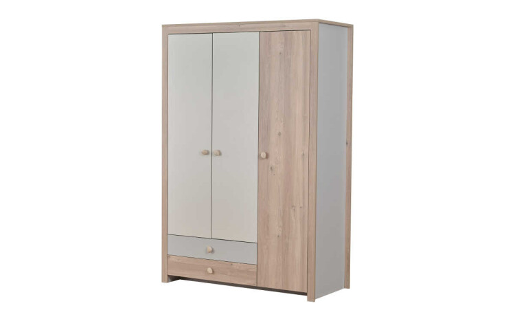 Otto 3-Door Wardrobe - 3